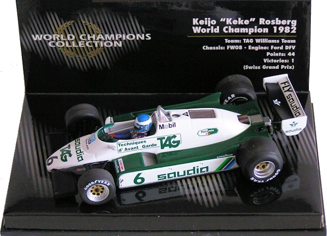 436 820106 Keke Rosberg 1982 - World Champions Collection