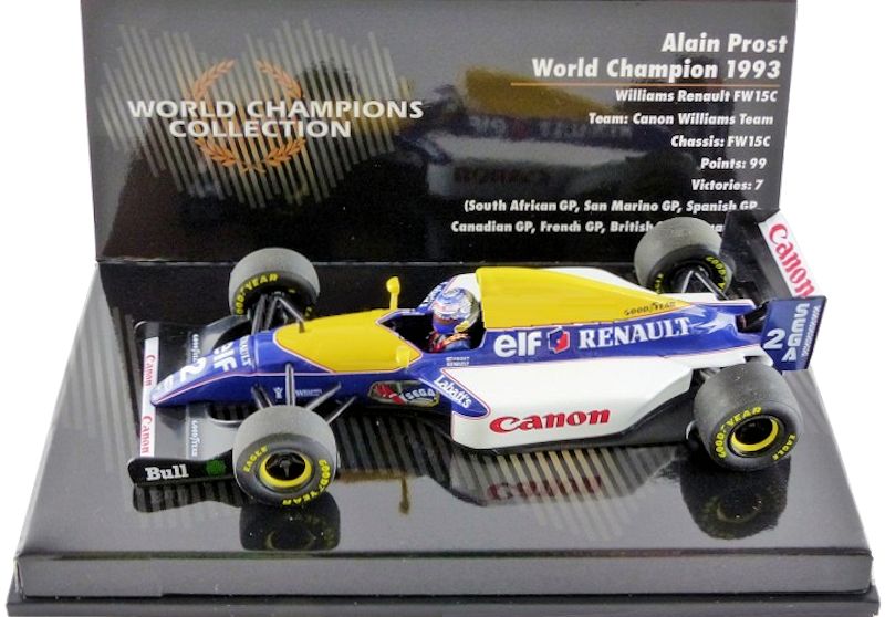 436 930002 Alain Prost 1993 - World Champions Collection